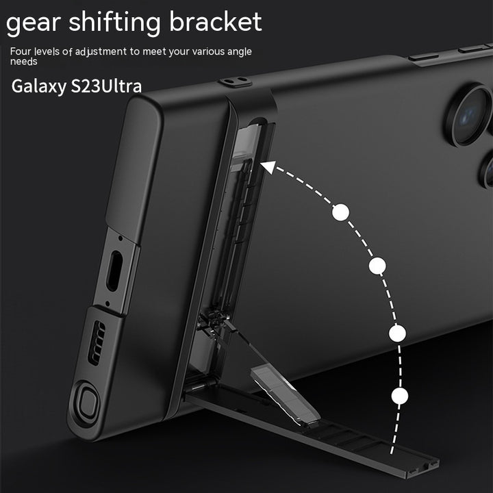 All-inclusive Ultra-thin Bracket Drop-resistant Creative S23 Phone Case