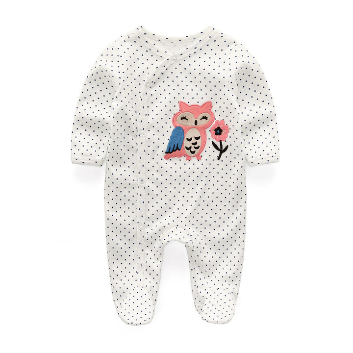 Newborn Baby Clothes Boneless Pair Buckle Onesie