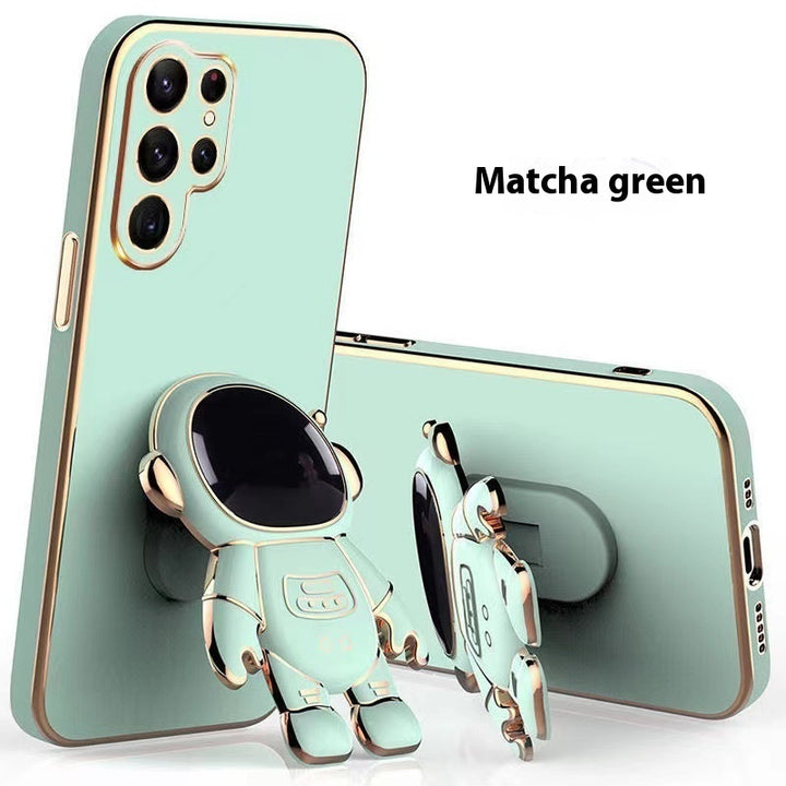 Electroplating 6D Astronaut Bracket Phone Case