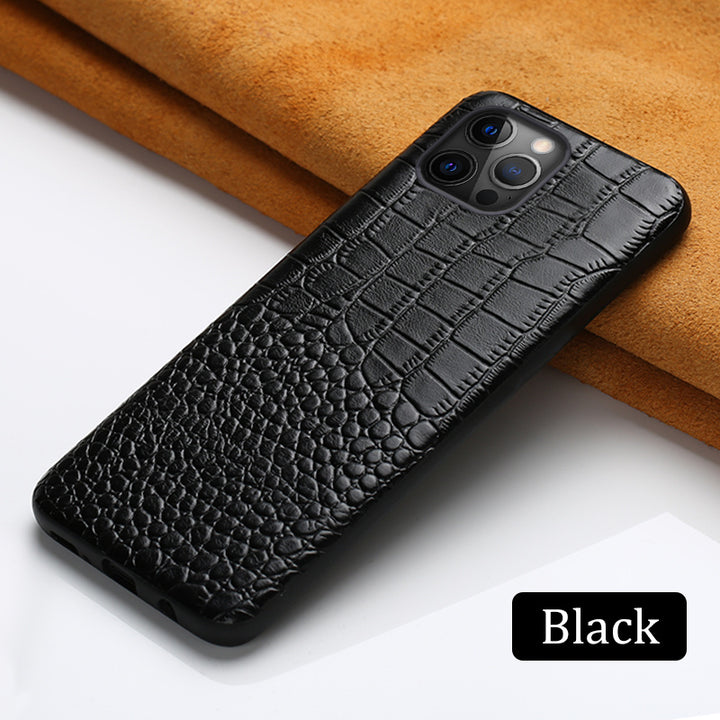 Compatible WithApple , Leather Business Leather Anti-fall Mobile Phone Protective Case