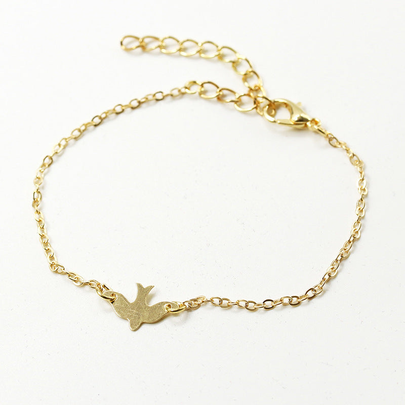 Simple Personality Design Peace Dove Bracelet