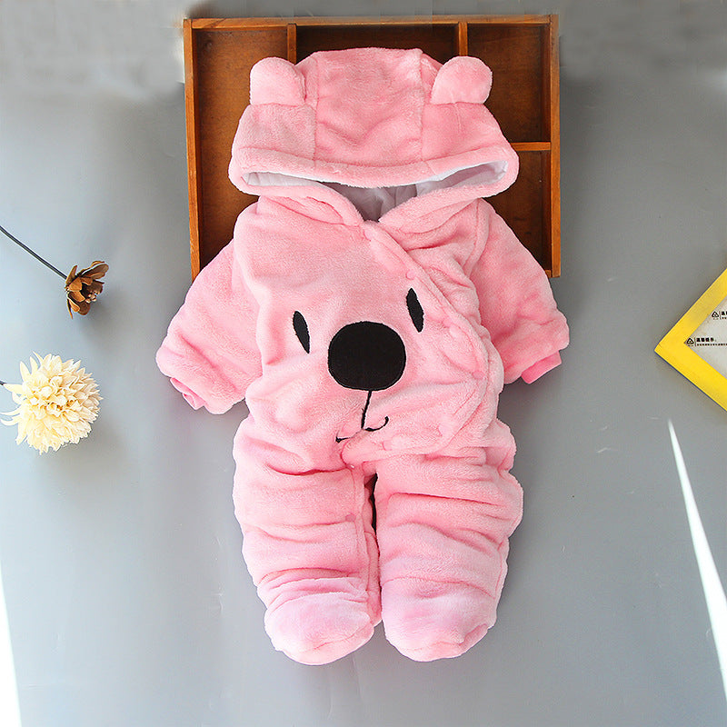 Cute Winter Bear Baby Romper