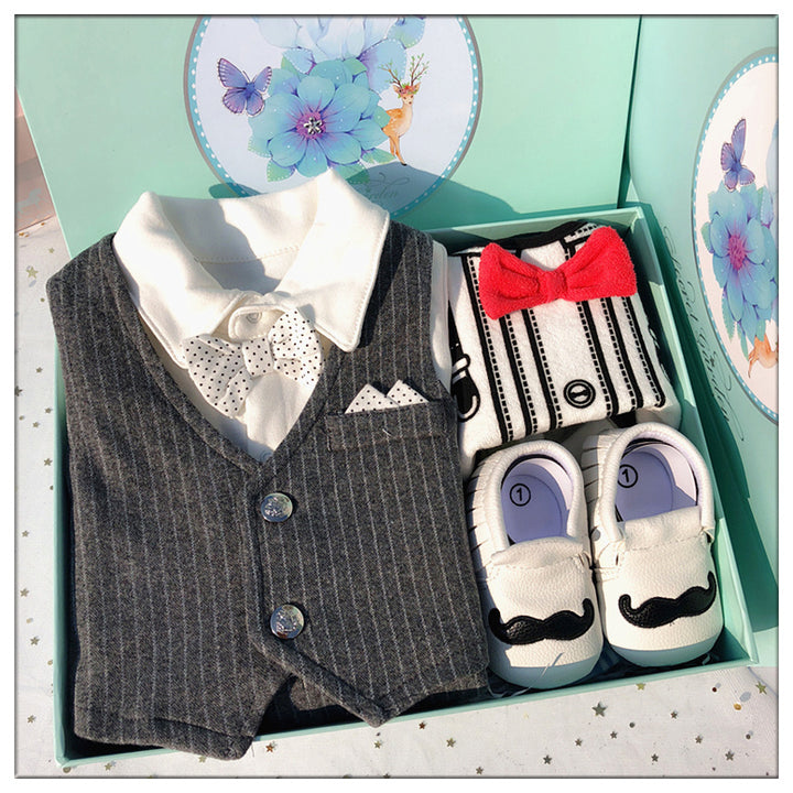 Gift Set Boxed Male Baby Clothes Gift Package 0-March