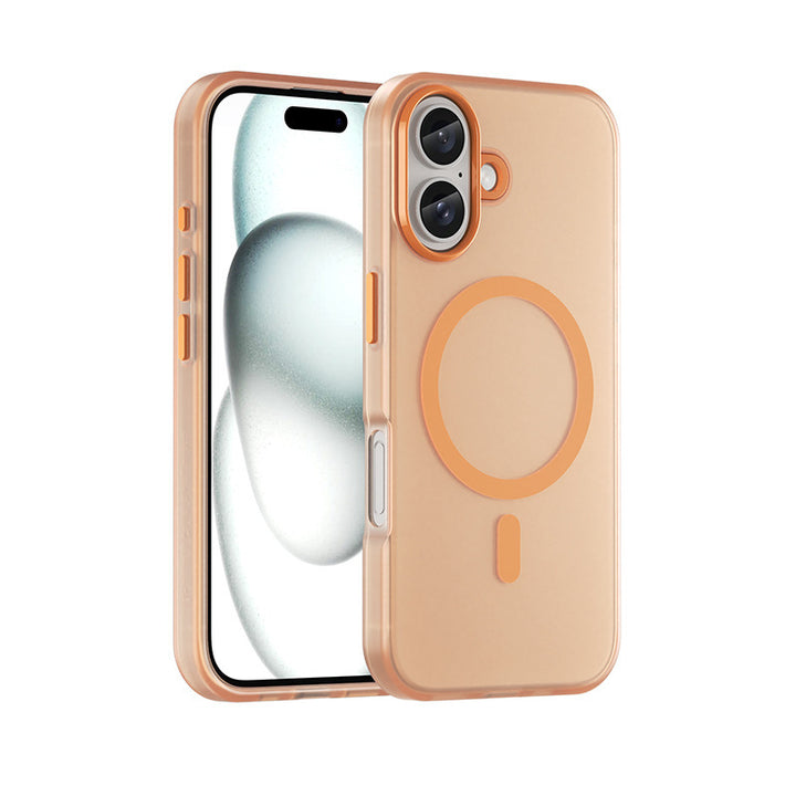 Magnetic Matte Skin Feeling Translucent Phone Case