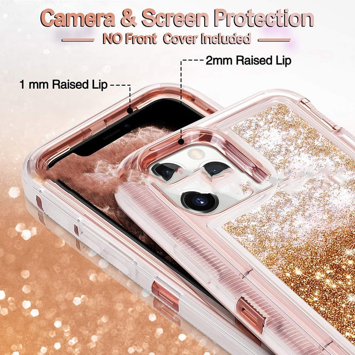 Liquid Quicksand Three-in-one Phone Case