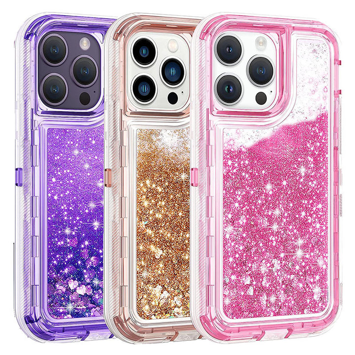 Liquid Quicksand Three-in-one Phone Case