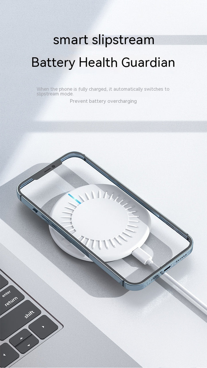 Two-in-one Desktop Wireless Charger Suitable For Mobile Phone Bluetooth Headset