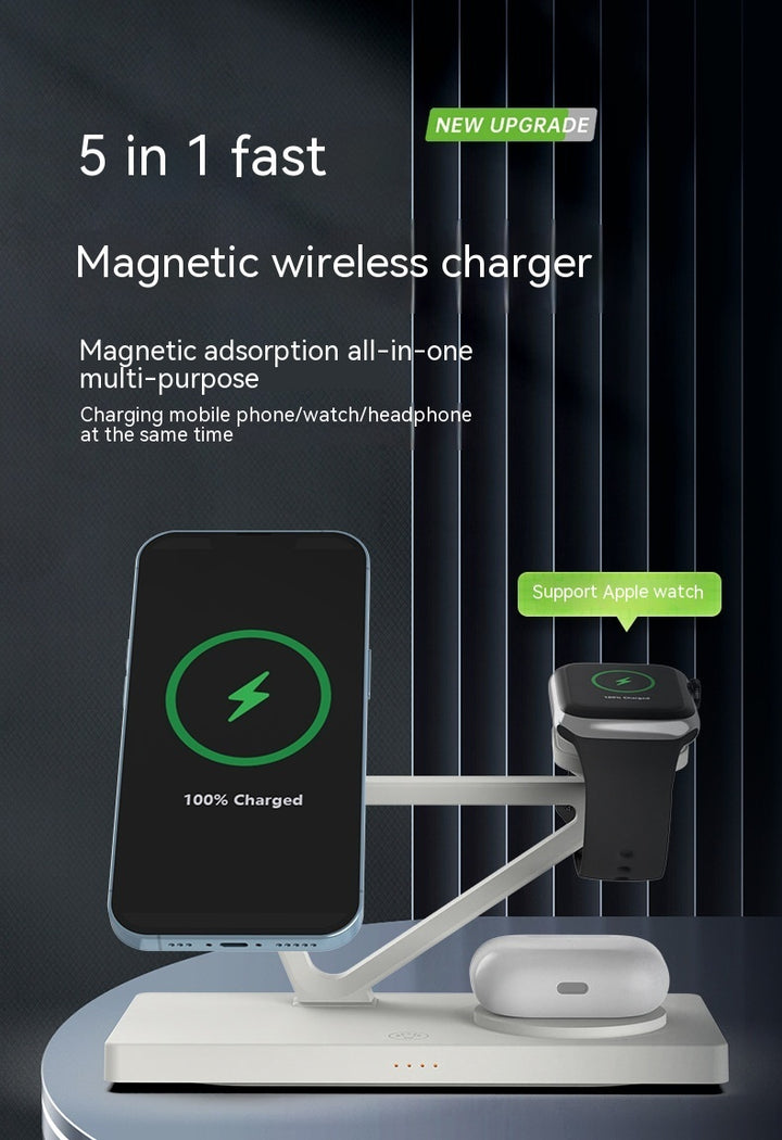 Five-in-one Magnetic Magnetic Wireless Charger Light Night