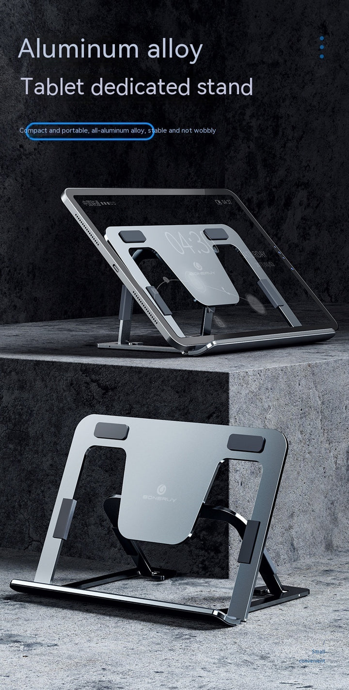 Foldable Lazy Desktop Aluminum Alloy Tablet And Phone Holder