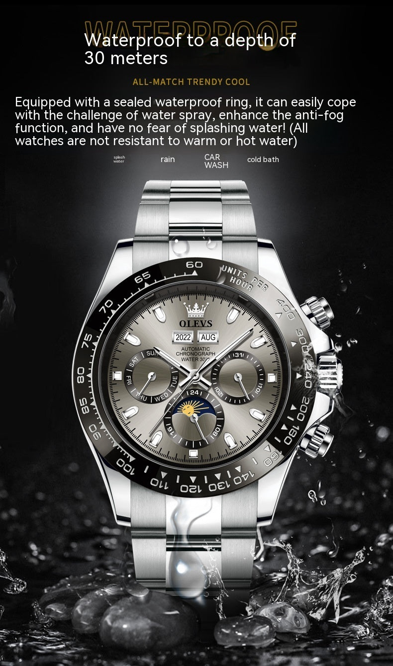 Mechanical Automatic Multifunctional Men's Watch