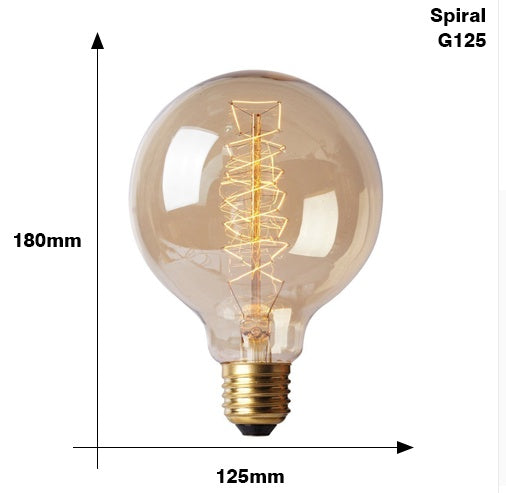 Bulb Edison E27 220V 40W ST64 A19 T45 G80 G95 G125 Iluminat cu fulg cu fulg incandescent