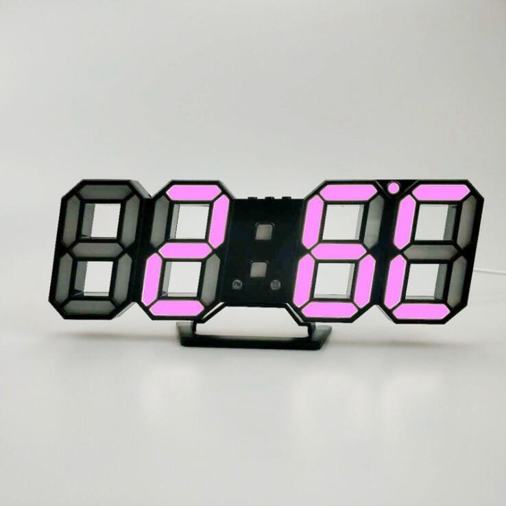 3D LED Wall Digital Clock