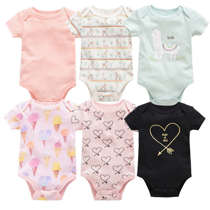 Six sets of newborn clothes