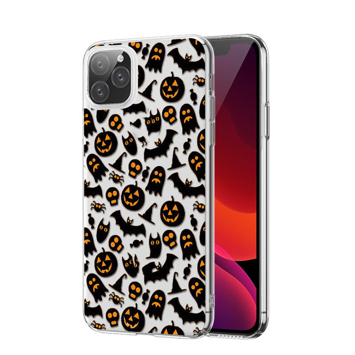 Halloween Series Transparent Silicone Phone Case