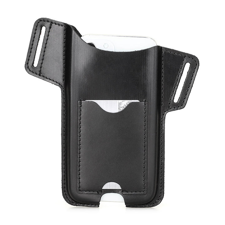 Leather Card Strap Mobile Phone Case