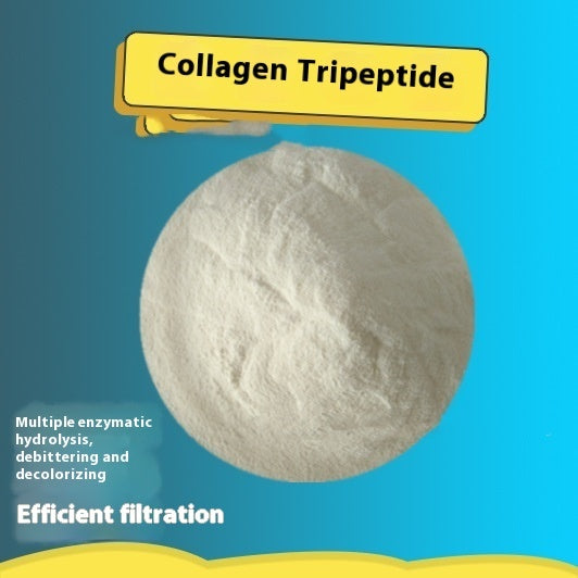 Colagen Tripeptidă 99 Molecule mici Peptidă de colagen Pulbere Pulbere Apă Solubilă Albă Abisal Extragere Lanț peptidic Little Ușor ușor de absorbit