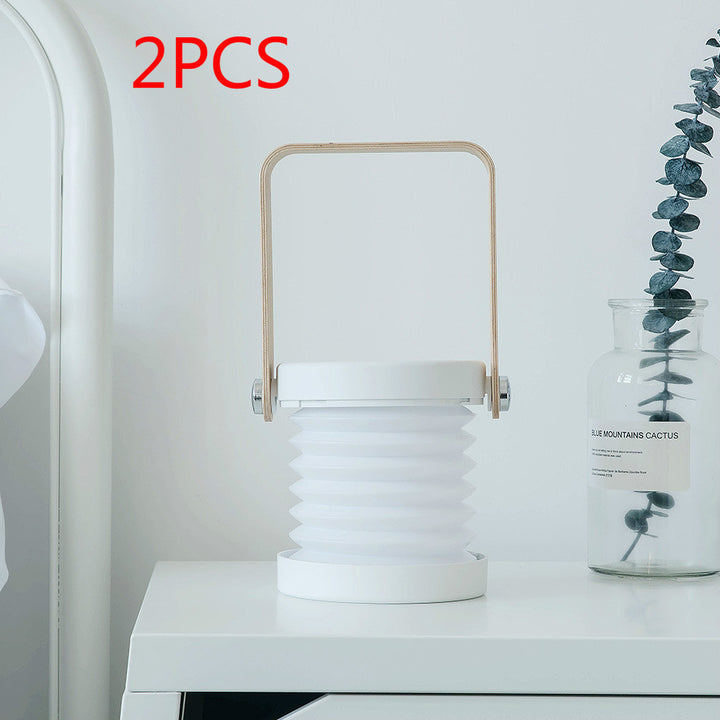 Foldable Touch Dimmable LED LED LUMINĂ LUMINĂ PORTABILĂ LANTERN LANTER LAMNĂ USB Reîncărcat pentru decor pentru casă