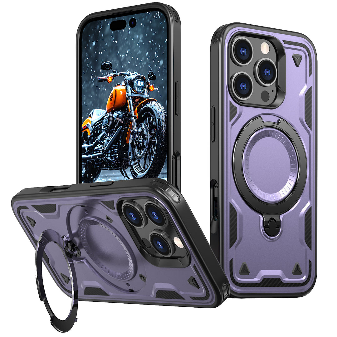 Simple Magnetic 360 Rotating Bracket Phone Case