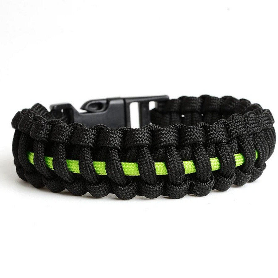 Men's And Women's Blue Line Paracord Bracelet