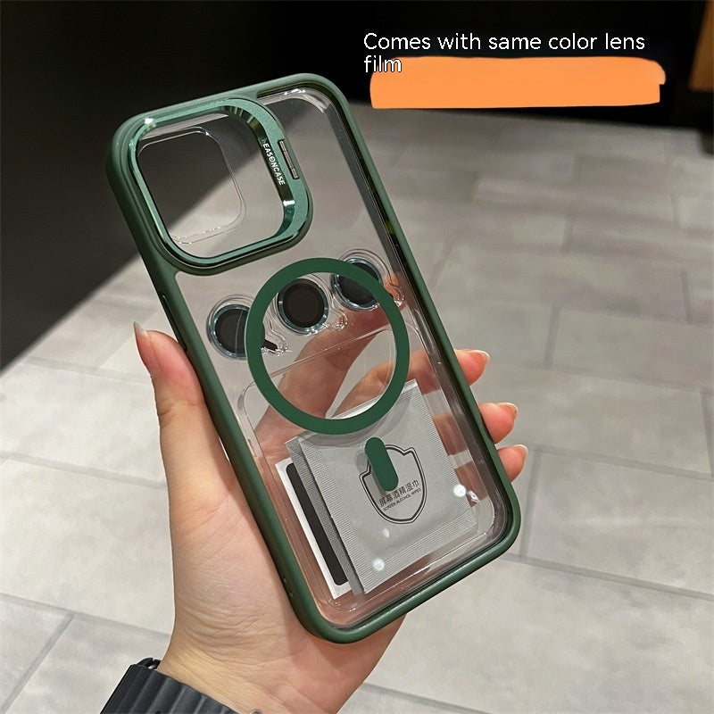 15 Lens Invisible Bracket Phone Case Magnetic Suction