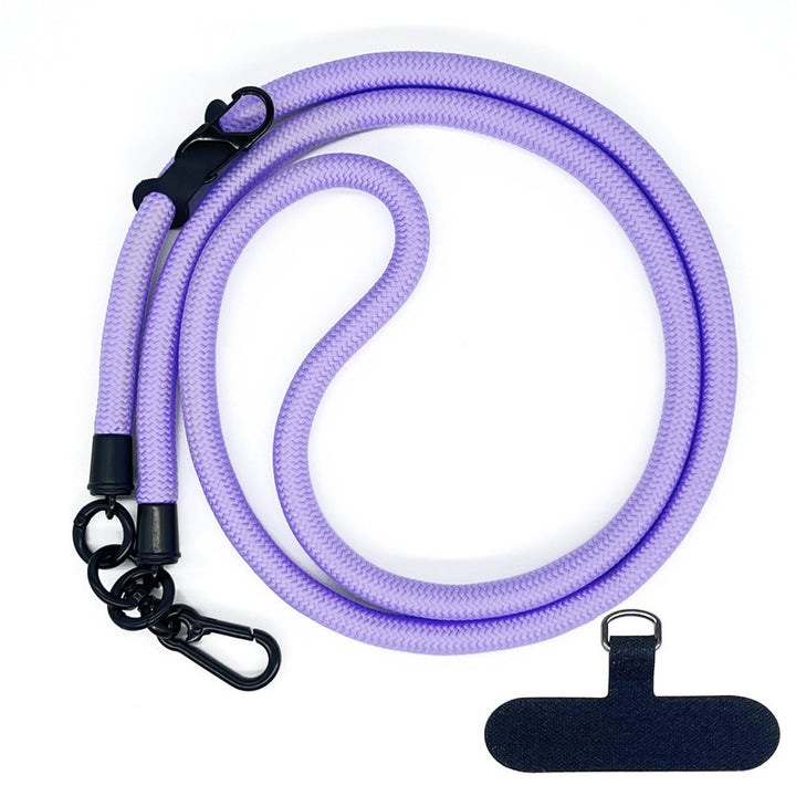 10 mm Climbing Rope Telefon mobil Garnitură Lankard Garnitură reglabilă Crossbody Telefon mobil curea cu Curea de cameră cu curea de cameră anti-pierdere a gâtului