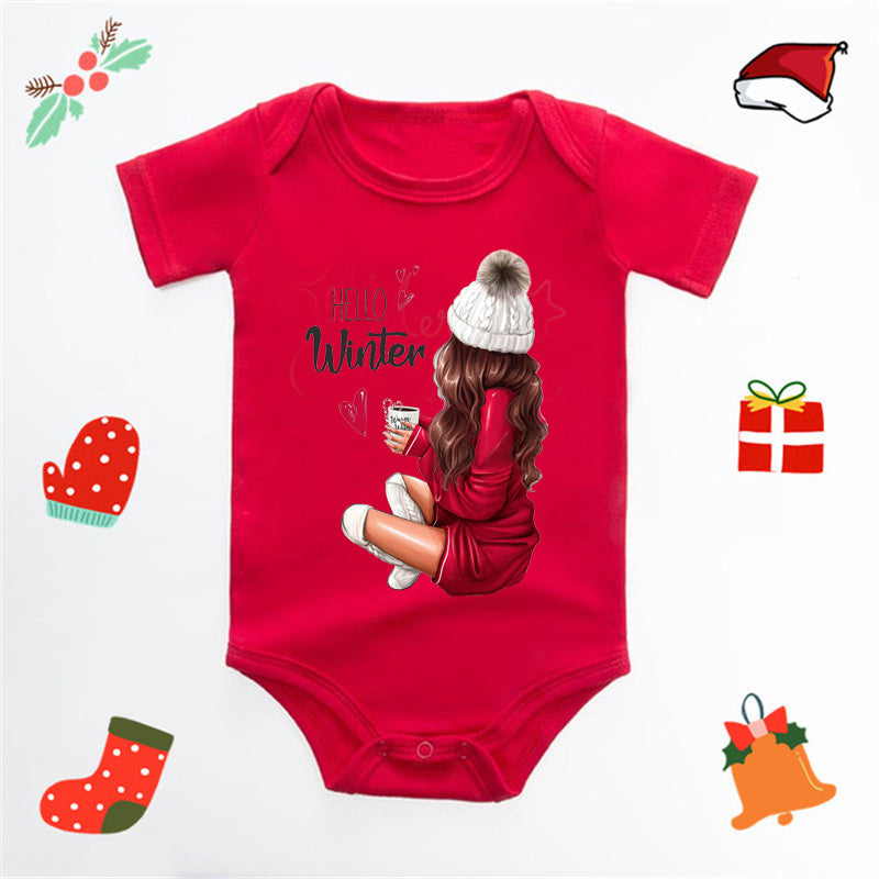 Baby Romper Jumpsuit Red Fart Clothes