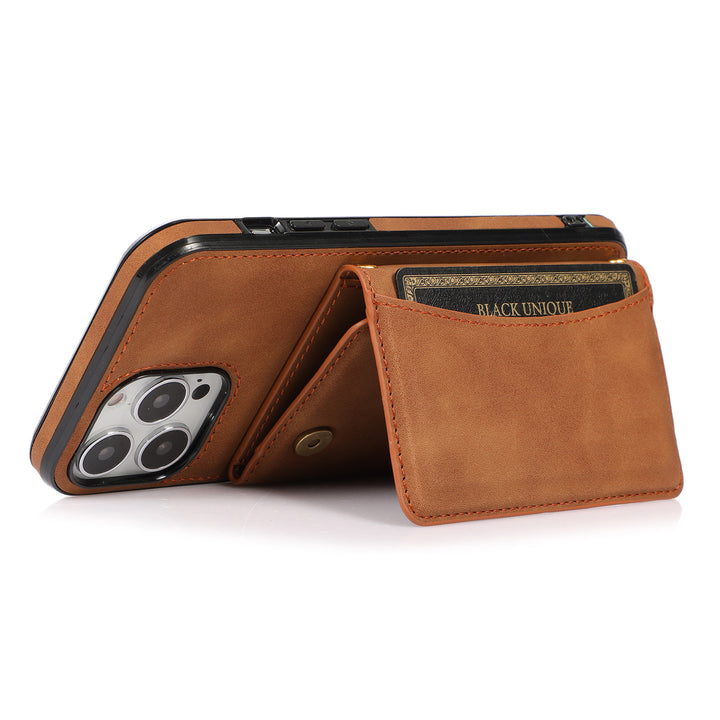 Leather Card Protection Sleeve Phone Case