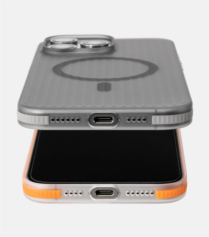 Simple Drop-resistant Striped Magnetic Phone Case