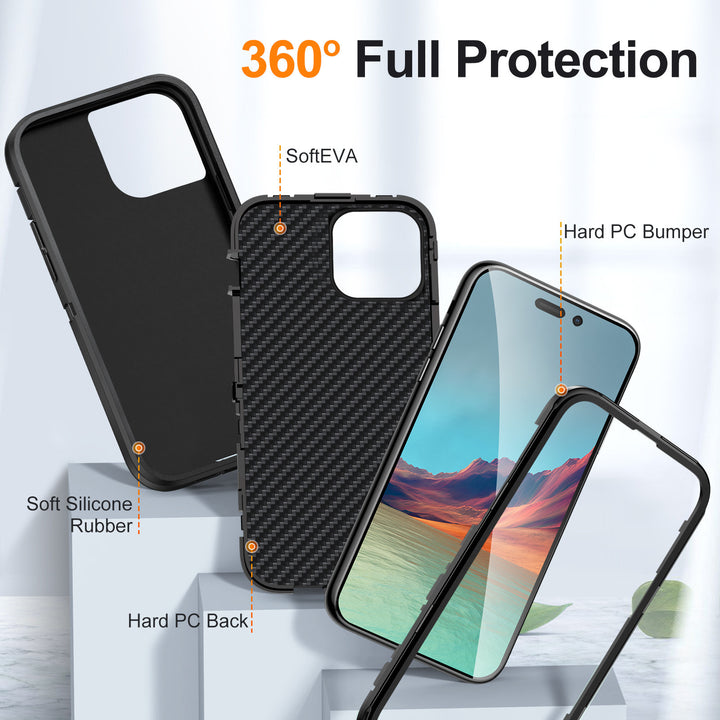 Phone Case Defend Three-proof Flat Drop-resistant Protective Cover