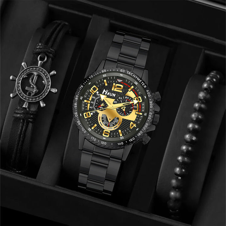 Steel Watch Simplity's Simplitic Fashion Quartz