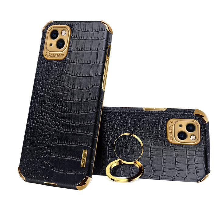 Electroplating All-inclusive Ring Phone Case