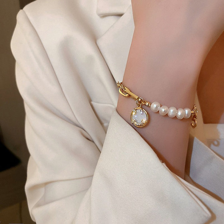 Women's Minimalist High-end Freshwater Pearl Bracelet