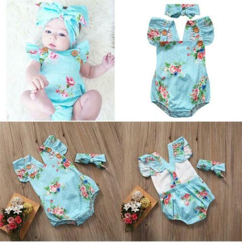 Newborn Baby Clothes Sleeveless Girl Clothes 2pcs set