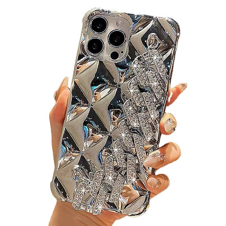 Fashion Simple Phone Case Rhinestone Bracelet