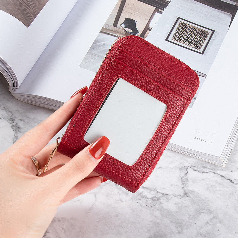 Card Holder Women's Anti-degaussing Mini And Simple Multi-function