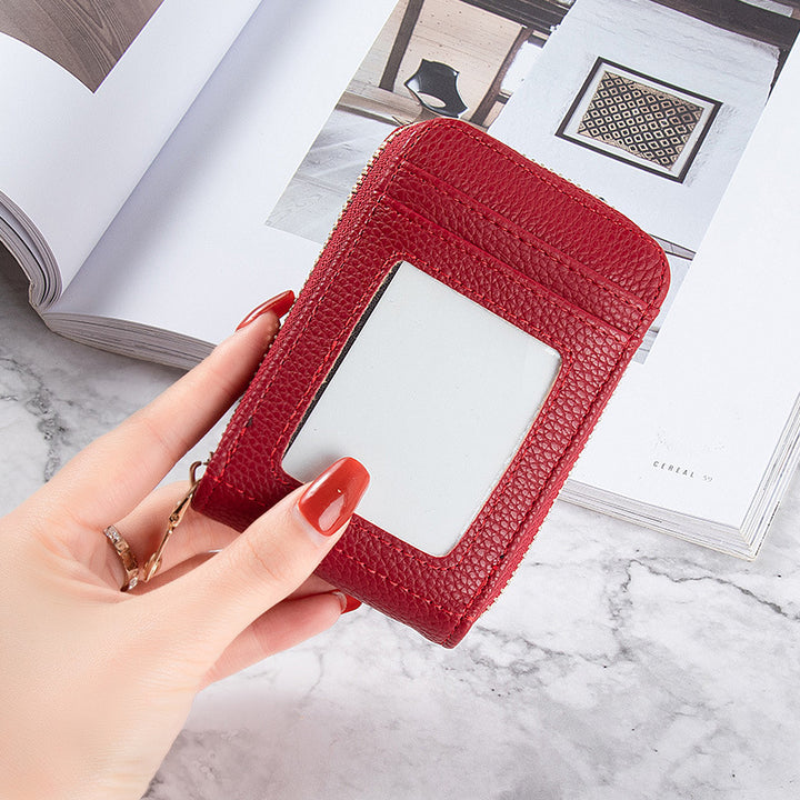 Card Holder Women's Anti-degaussing Mini And Simple Multi-function