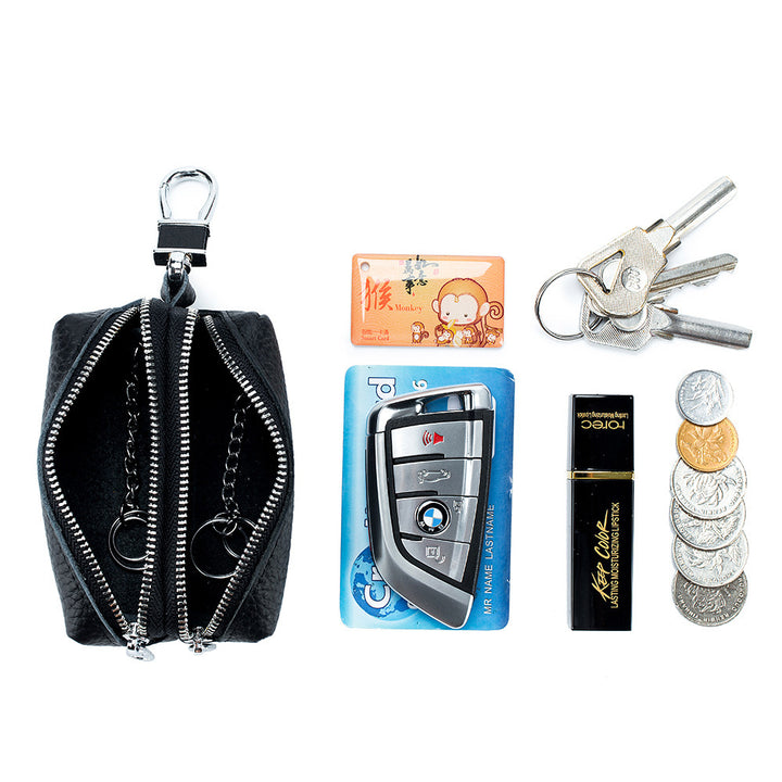 Large Capacity Key Case Double-layer Soft Men's Multifunctional Coin Purse