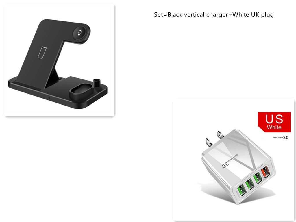 4 in 1 Wireless Charger Qi 10W Fast Charging