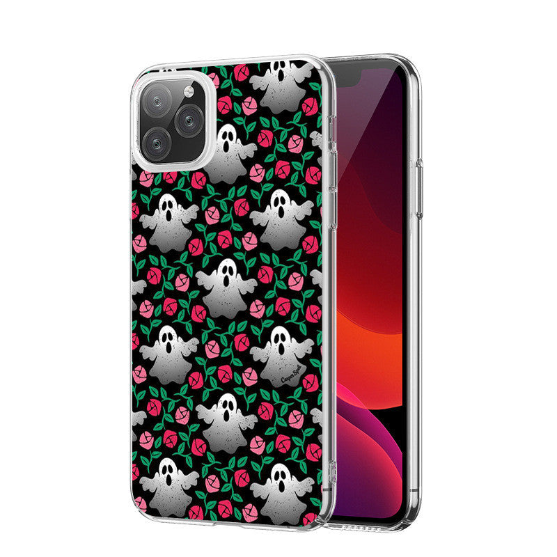 Halloween Series Transparent Silicone Phone Case