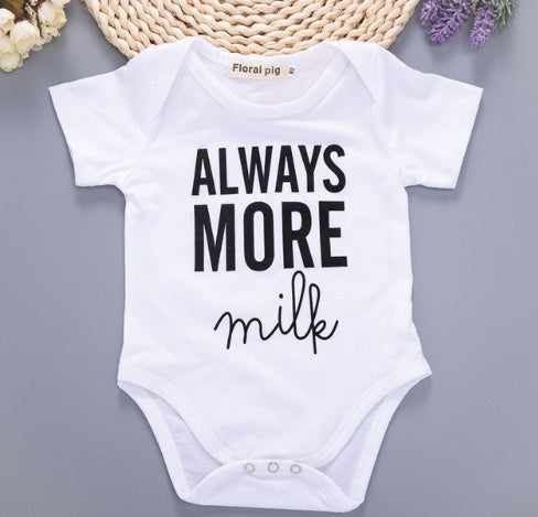 Newborn Baby Clothes Funny 1st Birthday Daddy Letter White Short Sleeve Baby Bodysuits Tiny Cotton Baby Clothes Onesie (China)