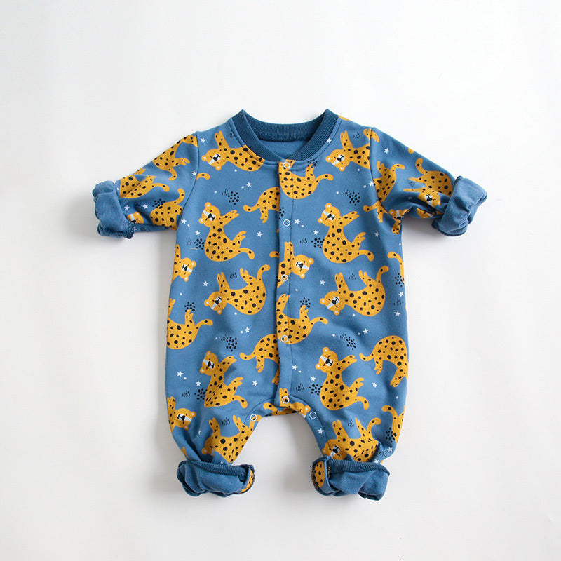 Baby Clothes Cartoon Long-Sleeved Romper