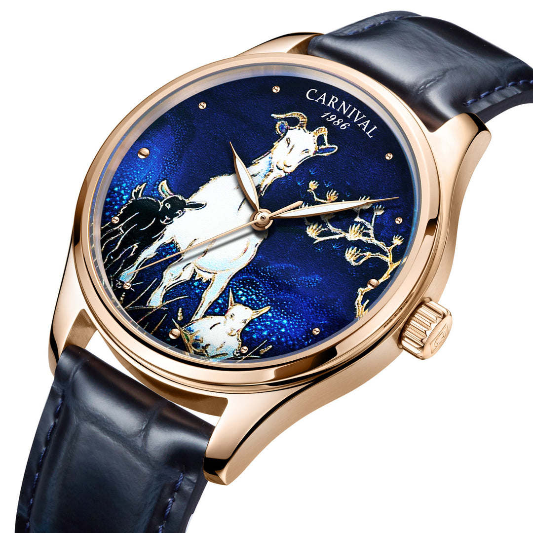 New Chinese Zodiac Animal Hair Watch