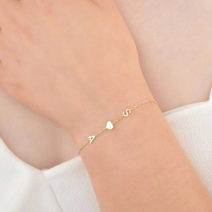 Stainless Steel Name Bracelet With High-end Feel For Women