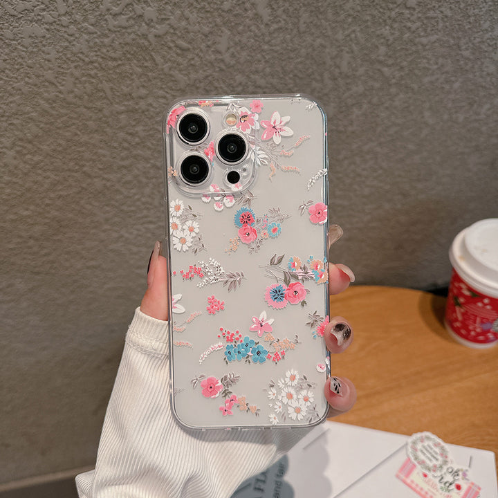 Ins Floral Phone Flower Protective Case