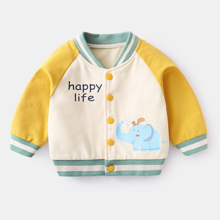 Baby Jacket Spring And Autumn Clothes, Toddler Jacket, Boys' Clothes