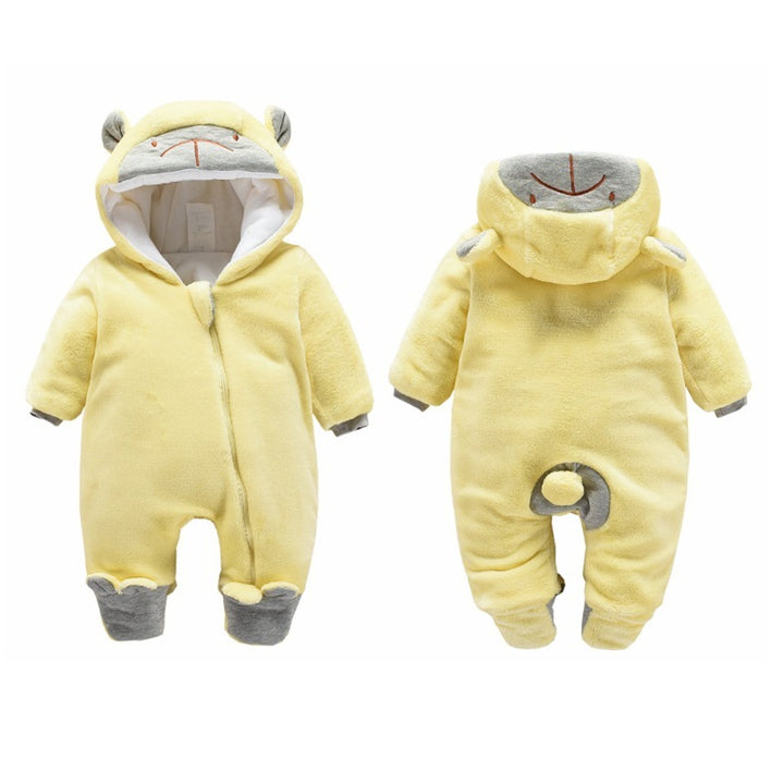 Cute Winter Bear Baby Romper