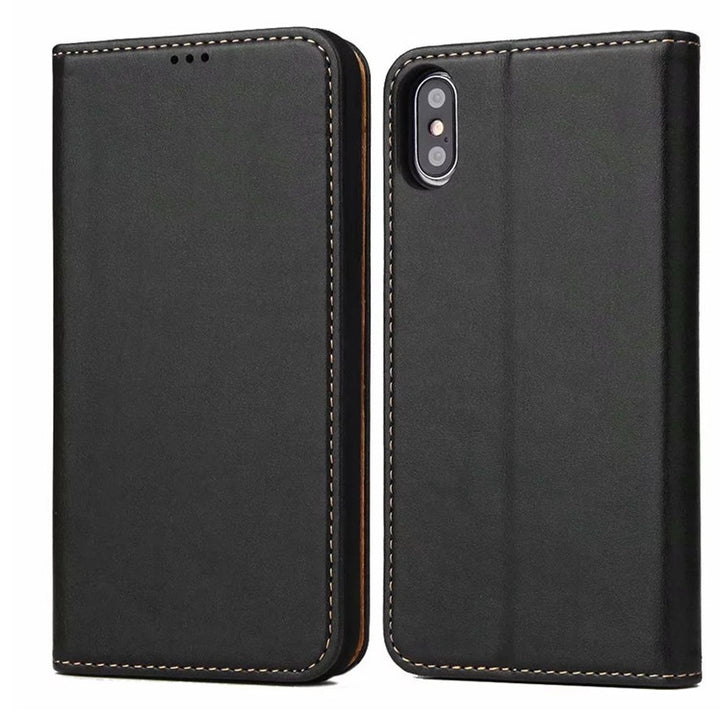 Clamshell Leather Phone Case