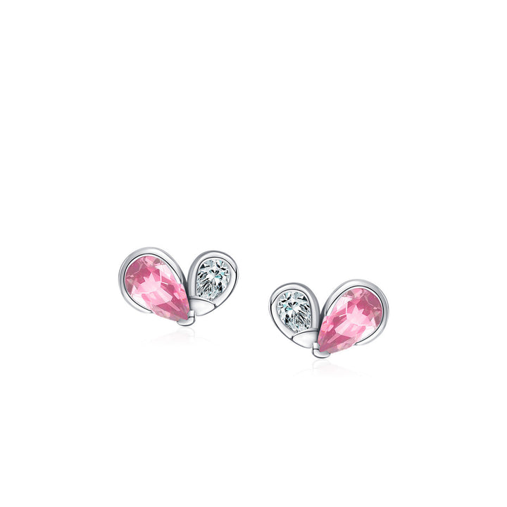 Contrast Color Water Drop Ear Studs Women