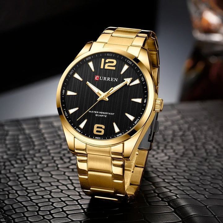 Men's Business Quartz Steel Belt Watch