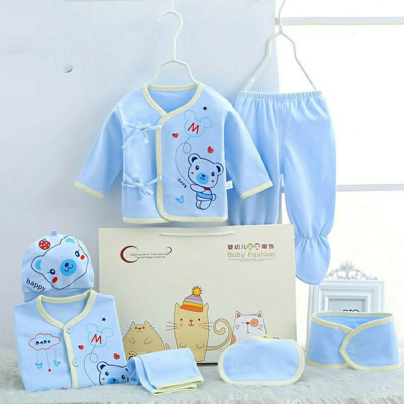 Pure Cotton Baby Clothes Spring And Autumn Summer Children Gift Box Set